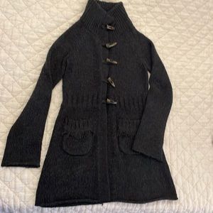 Dark gray cardigan